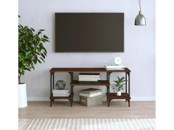 Discount Móvel para TV 102x35x45,5cm derivados madeira carvalho PT387470 Castanho