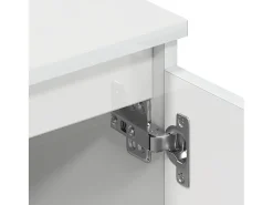 Outlet vidaxl Móvel para TV 140x40x35,5cm derivados madeira brilhante Branco