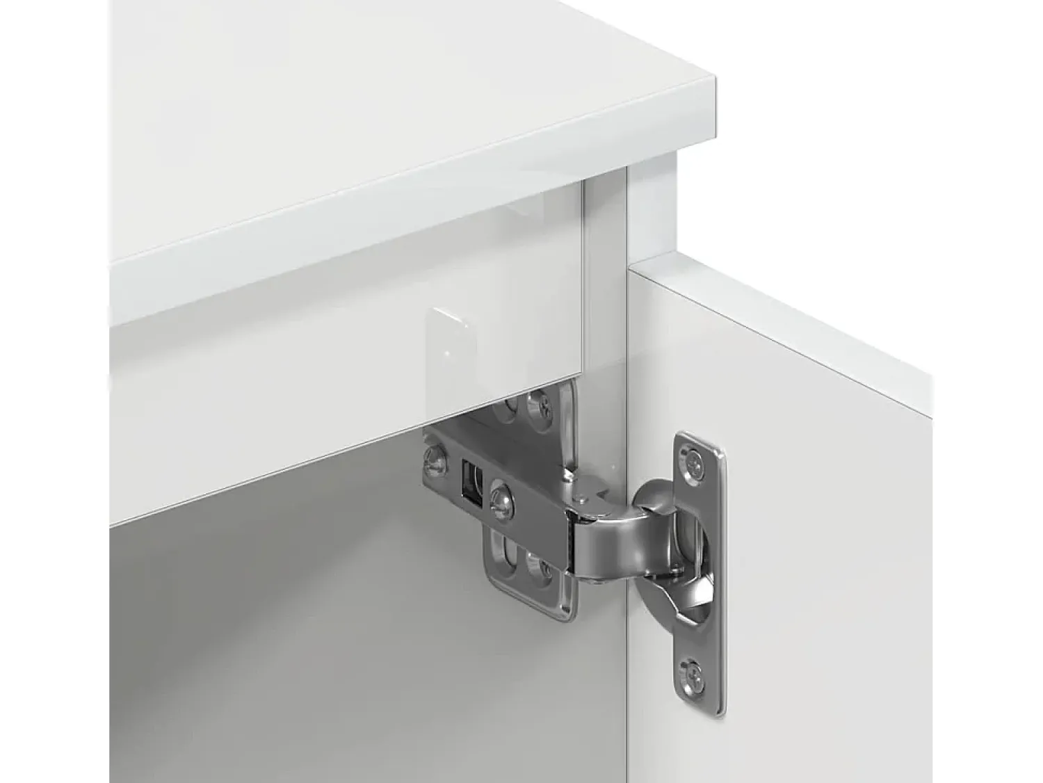 Outlet vidaxl Móvel para TV 140x40x35,5cm derivados madeira brilhante Branco
