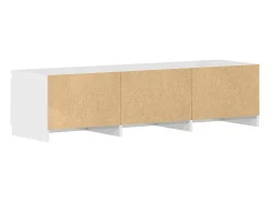 Outlet vidaxl Móvel para TV 140x40x35,5cm derivados madeira brilhante Branco
