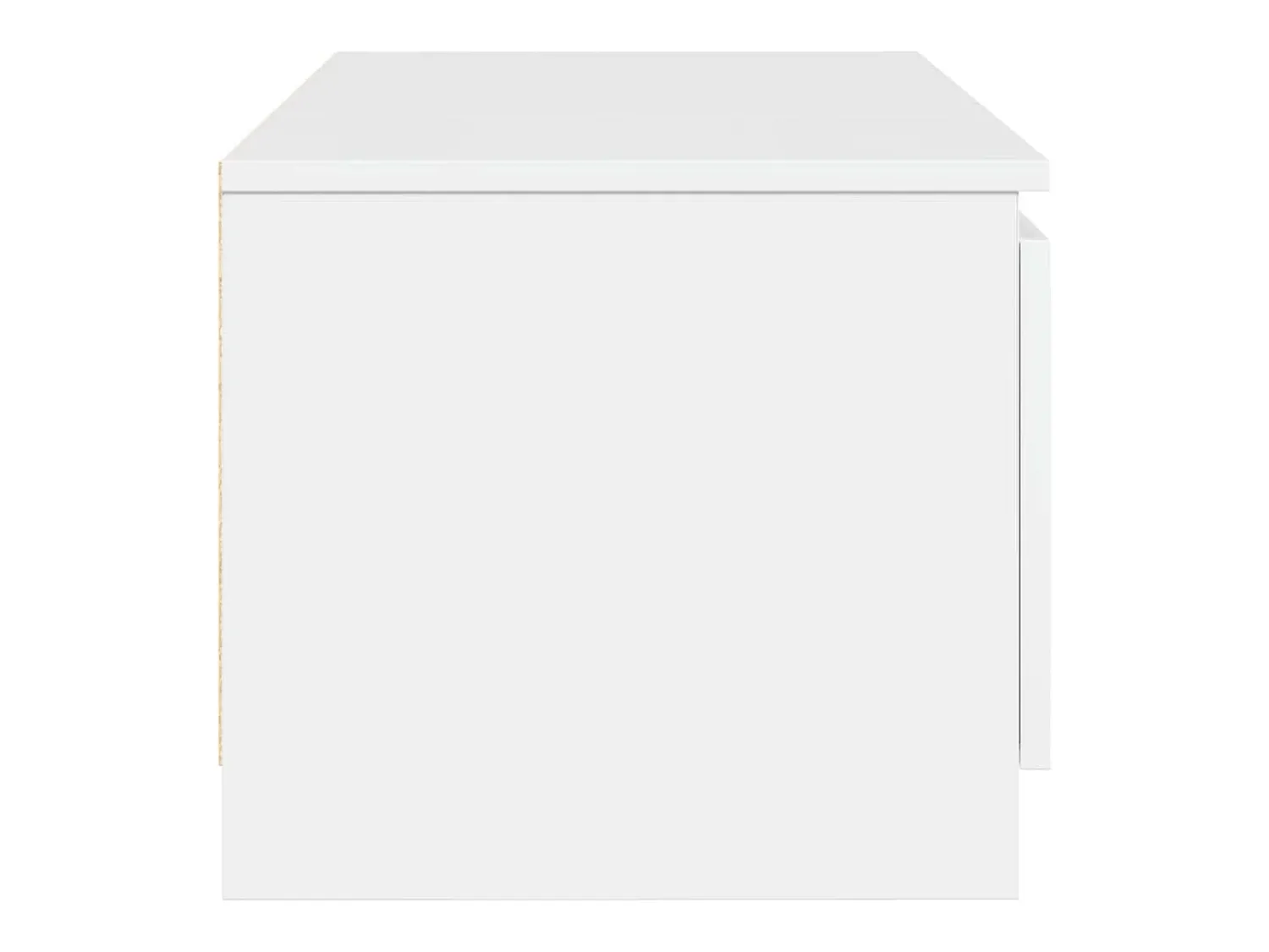 Outlet vidaxl Móvel para TV 140x40x35,5cm derivados madeira brilhante Branco