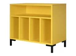 Móvel De Arrumação* Móvel para vinis BOWIE Amarelo