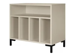 New Móvel para vinis Taupe