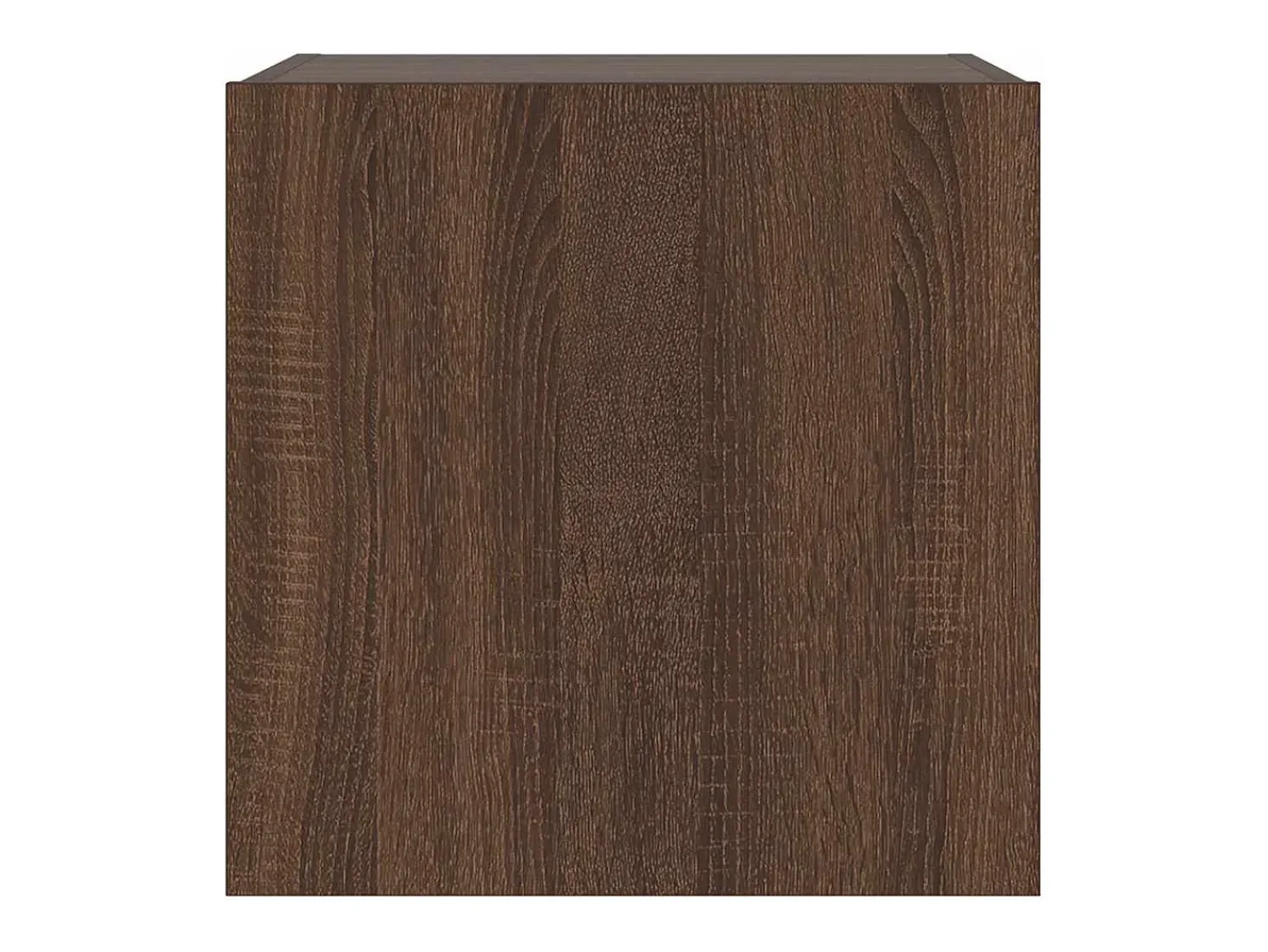Móvel De Tv*vidaxl Móvel parede p/ TV c/ luzes LED 40,5x35x40 cm carvalho Castanho