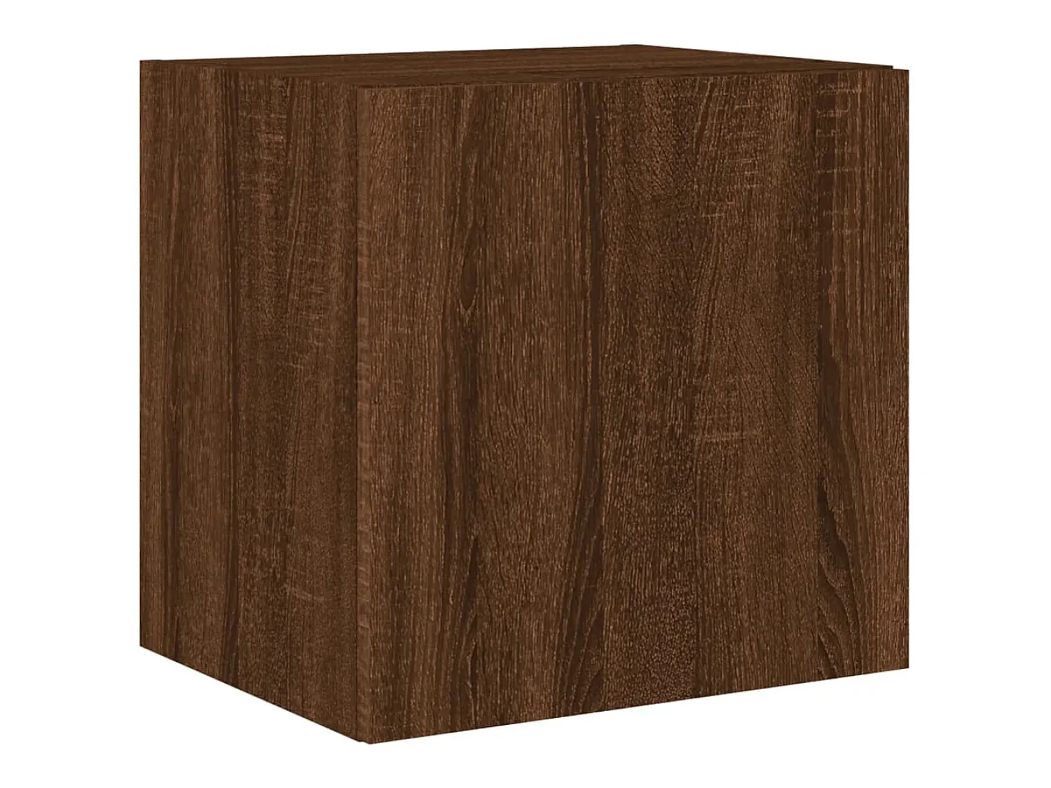 Móvel De Tv* Móvel parede p/ TV c/ luzes LED 40,5x35x40 cm carvalho PT352303 Castanho