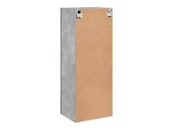 Móvel De Tv|vidaxl Móvel parede TV 40,5x30x102 cm derivados madeira cinza cimento Cinzento
