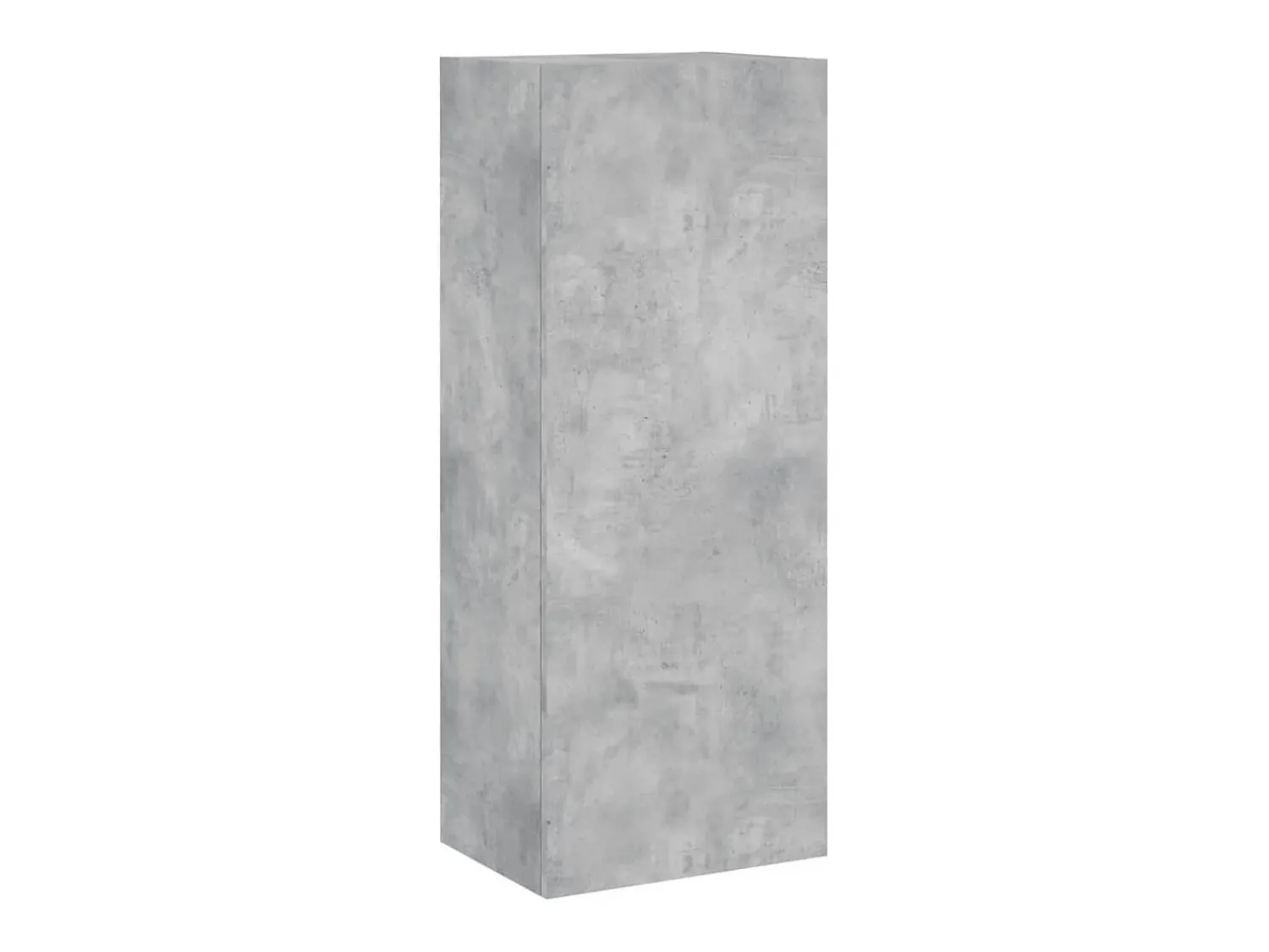 Móvel De Tv* Móvel parede TV 40,5x30x102 cm derivados madeira cinza cimento PT639288 Cinzento