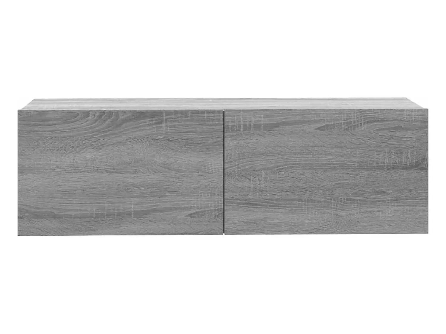 Móvel De Tv* Móvel parede TV 100x30x30 cm derivados de madeira cinza sonoma PT264727 Cinzento