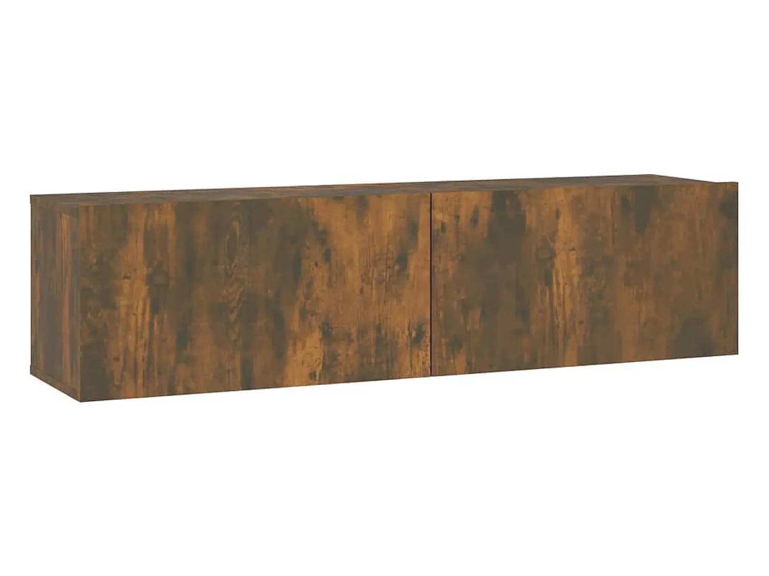 Móvel De Tv| Móvel parede TV 120x30x30 cm madeira processada carvalho fumado PT211828 Castanho