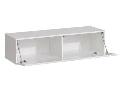 Móvel De Tv*Price Factory Móvel suspenso para TV 120cm na cor branca coleção SWITCH. Acabamentos brilhantes. Branco