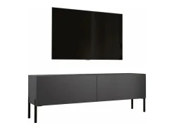 Móvel TV : Antracite, patas pretas, 140 x 52 x 32 cm^ Móvel De Tv