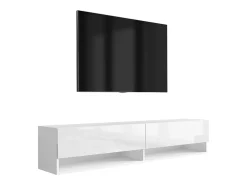 Hot Móvel TV : Fosco / Brilhante, 170 × 32 × 34 cm Branco