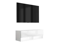 Móvel De Tv* Móvel TV : Fosco / Brilhante, LED , 100 × 32 × 34 cm Branco