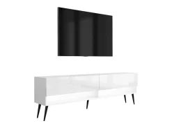 Móvel TV : Fosco / Brilhante, pernas pretas abertas, LED , 170 × 32 × 52 cm^ Móvel De Tv