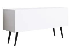 Móvel TV : Fosco, patas pretas, 100 x 52 x 32 cm^ Móvel De Tv