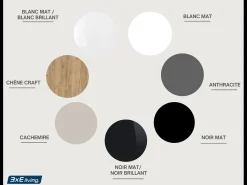 Móvel De Tv| Móvel TV : Fosco, pernas douradas abertas, LED , 170 × 32 × 52 cm Branco