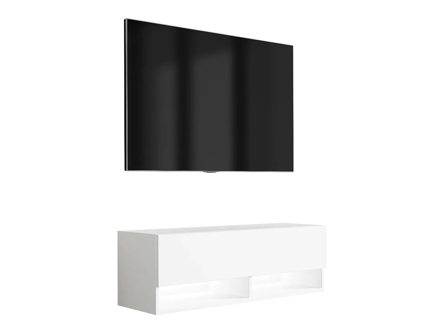 Móvel TV : Mate, LED , 100 × 32 × 34 cm^ Móvel De Tv
