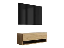 Móvel De Tv* Móvel TV : Carvalho Craft, 100 × 32 × 34 cm Castanho