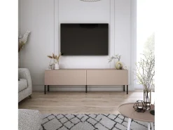 Móvel TV : Caramelo, 140 x 52 x 32 cm, patas pretas^ Móvel De Tv