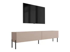 Móvel De Tv| Móvel TV : Caramelo, 170 x 52 x 32 cm, patas pretas Castanho