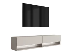 Hot Móvel TV : Caxemira, LED branco, 170 × 32 × 34 cm Bege