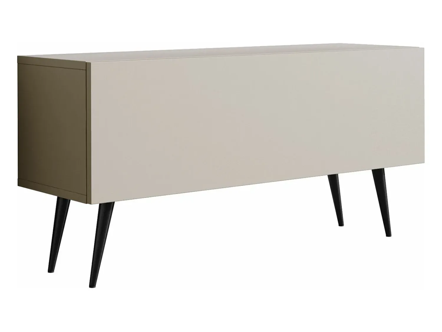 Clearance Móvel TV : Caxemira, patas pretas, 100 x 52 x 32 cm Bege