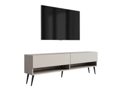 Móvel TV : Caxemira, pernas pretas abertas, 170 × 32 × 52 cm^ Móvel De Tv