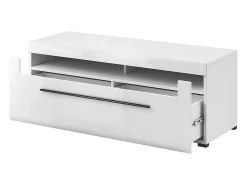 Petits-Meubles Móvel TV 1 gaveta Louis 140cm Branco