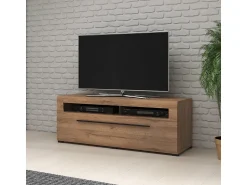Móvel De Tv|Petits-Meubles Móvel TV 1 gaveta Louis branco 140cm Castanho