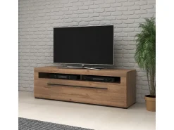 Hot Petits-Meubles Móvel TV 1 gaveta Louis madeira 160cm Castanho