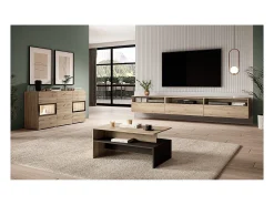 Móvel De Tv|Petits-Meubles Móvel TV 1 gaveta Sloan madeira 270cm Castanho