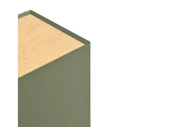 Teulat Móvel TV 2 gavetas com porta basculante verde 180x40 cm^ Móvel De Tv