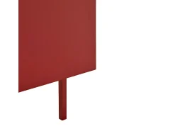 Móvel De Tv*Teulat Móvel TV 2 gavetas com porta basculante 180x40 cm Vermelho