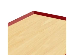 Móvel De Tv*Teulat Móvel TV 2 gavetas com porta basculante 180x40 cm Vermelho
