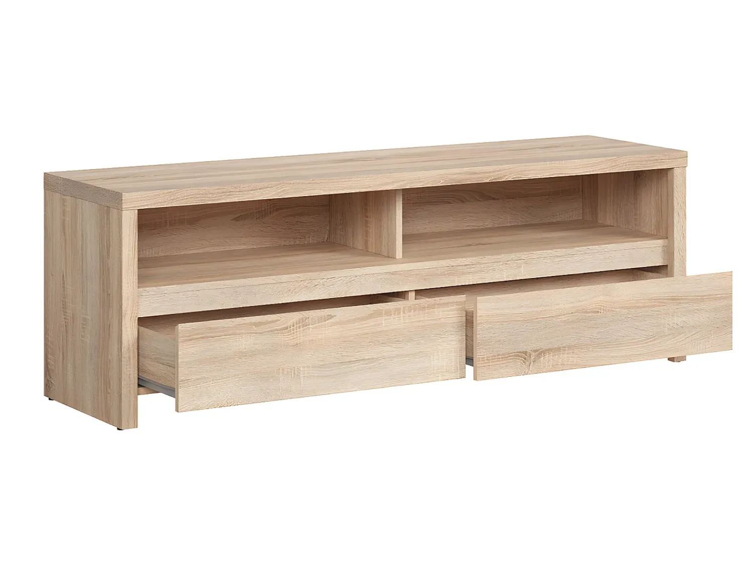 Móvel De Tv|Petits-Meubles Móvel TV 2 gavetas Soren madeira 143,5cm Natural claro