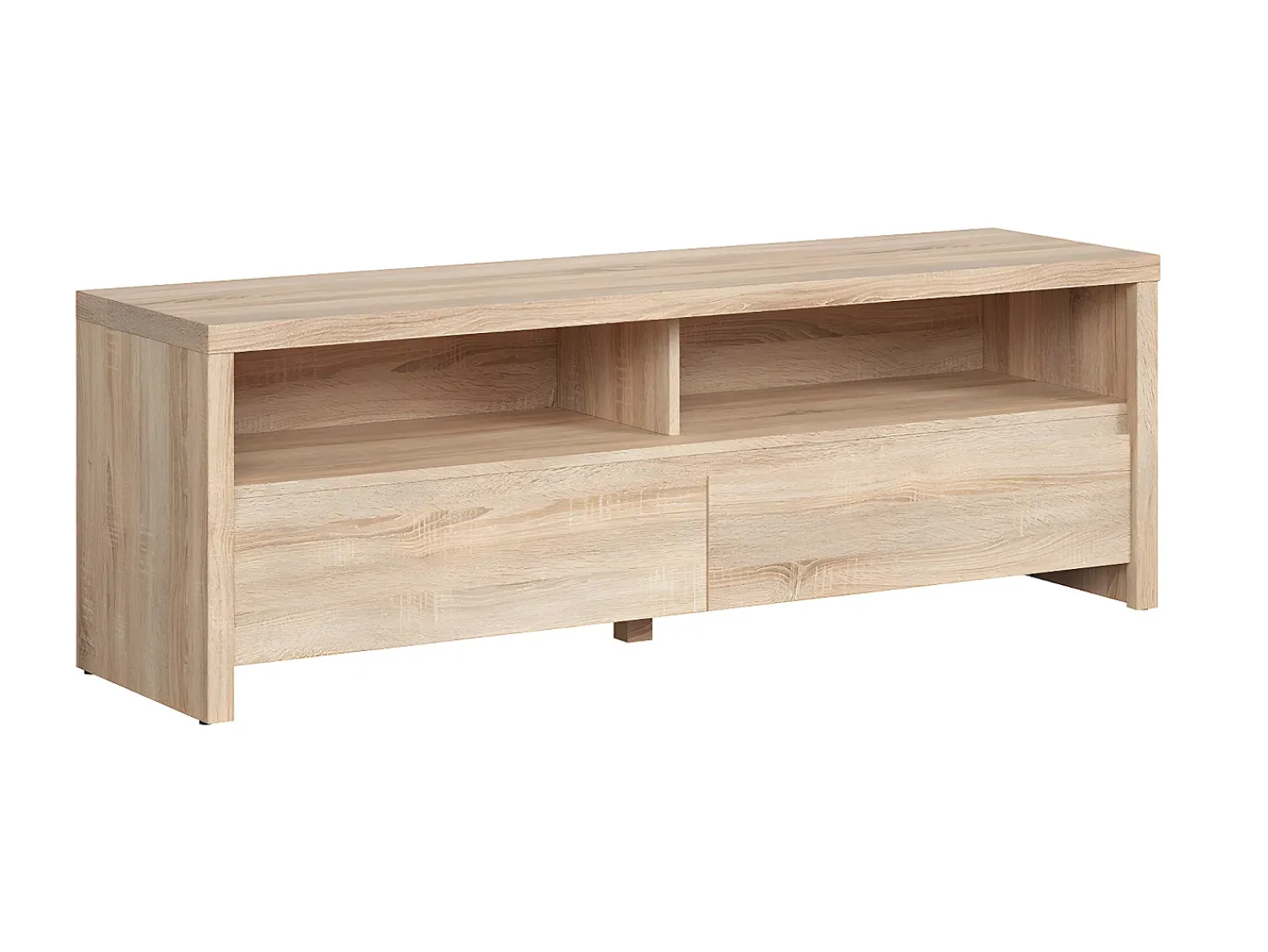 Móvel De Tv|Petits-Meubles Móvel TV 2 gavetas Soren madeira 143,5cm Natural claro