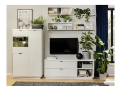 Petits-Meubles Móvel TV 2 gavetas Sven 156cm^ Móvel De Tv