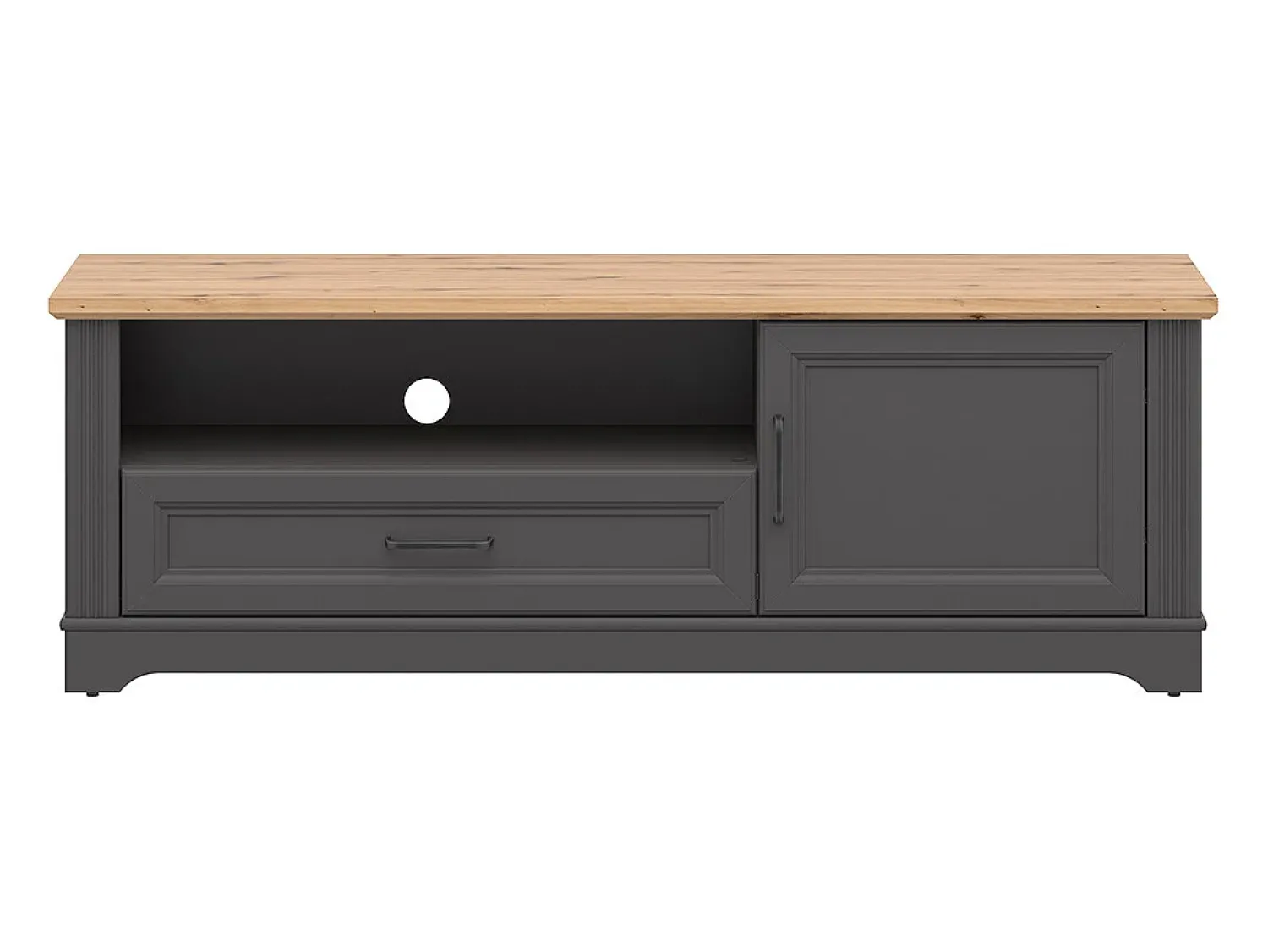 Móvel De Tv|Petits-Meubles Móvel TV 1 porta 1 gaveta Charlie 150cm Cinzento