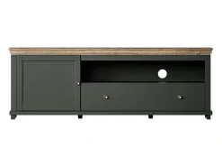 Sale Petits-Meubles Móvel TV 1 porta 1 gaveta Martin e madeira 181cm Verde