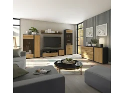 Móvel De Tv|Petits-Meubles Móvel TV 1 porta 1 gaveta Pia madeira 155cm Natural claro