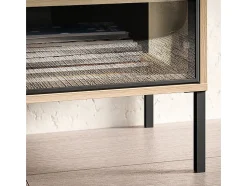 Móvel De Tv|Petits-Meubles Móvel TV 2 portas 2 gavetas Paige madeira e 160cm Preto