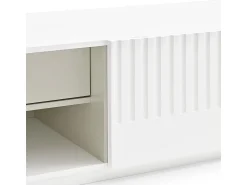 Móvel De Tv|Teulat Móvel TV 4 portas 2 gavetas 182x48 cm Branco