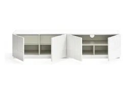 Móvel De Tv|Teulat Móvel TV 4 portas 2 gavetas 182x48 cm Branco
