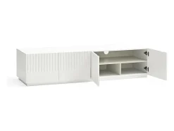 Móvel De Tv|Teulat Móvel TV 4 portas 2 gavetas 182x48 cm Branco