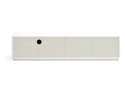 Móvel De Tv|Teulat Móvel TV 4 portas 2 gavetas 182x48 cm Branco