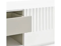 Móvel De Tv|Teulat Móvel TV 4 portas 2 gavetas 182x48 cm Branco