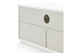 Móvel De Tv|Teulat Móvel TV 4 portas 2 gavetas 182x48 cm Branco