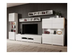 Móvel De Tv|Petits-Meubles Móvel TV 2 portas 2 gavetas Jules 208cm Branco