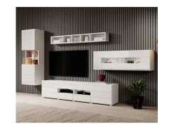 Móvel De Tv|Petits-Meubles Móvel TV 2 portas 2 gavetas Jules 208cm Branco