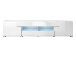 Móvel De Tv|Petits-Meubles Móvel TV 2 portas 2 gavetas Jules 208cm Branco
